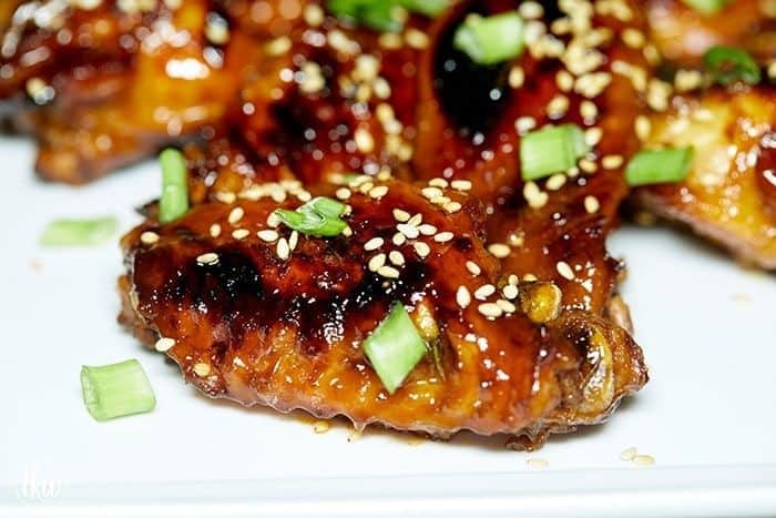 Grilled Spicy BBQ Chicken Wings