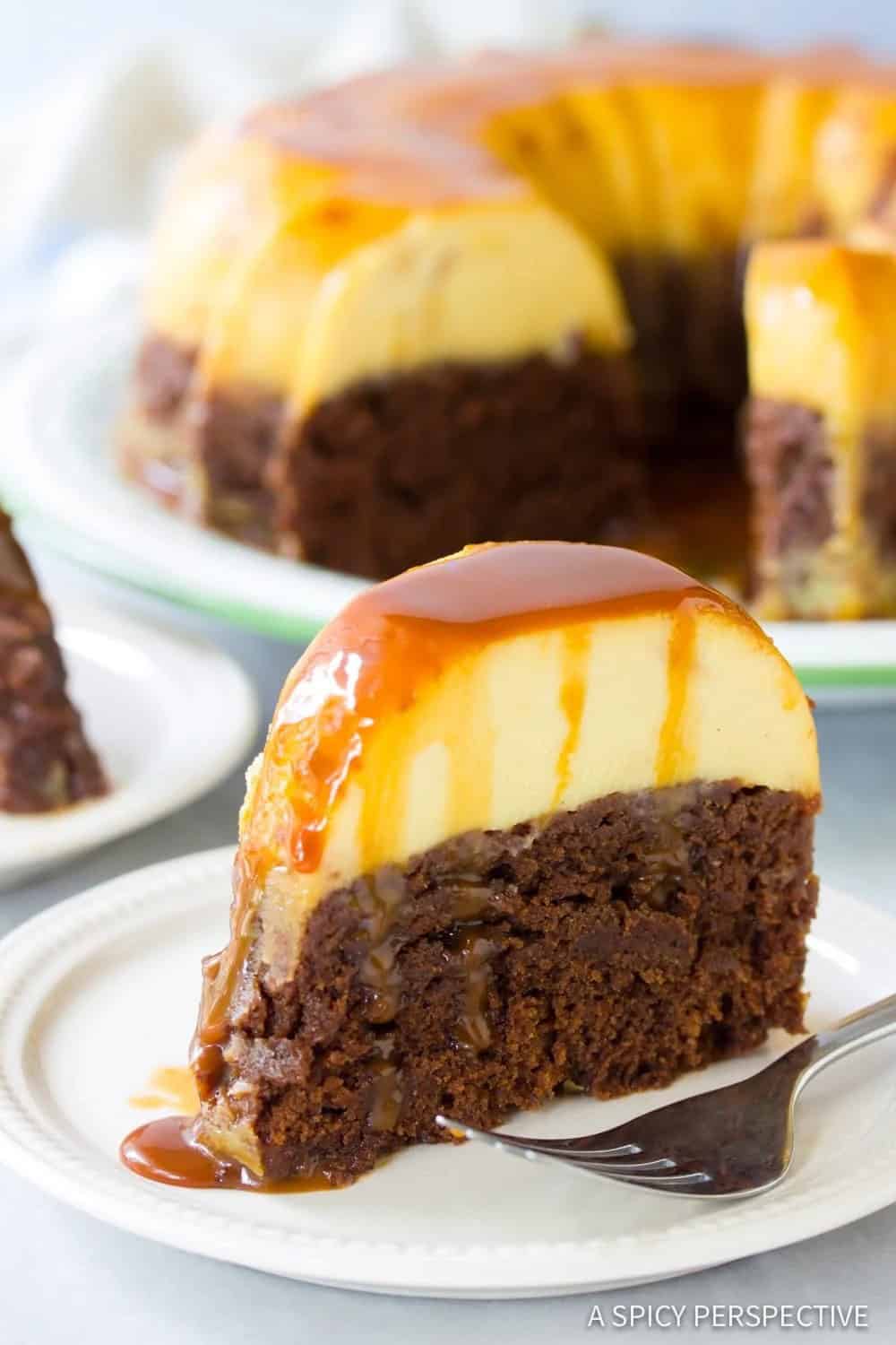 Impossible Choco Flan Cake