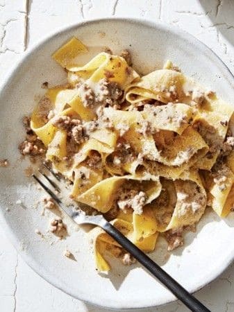 Pappardelle With White Ragu