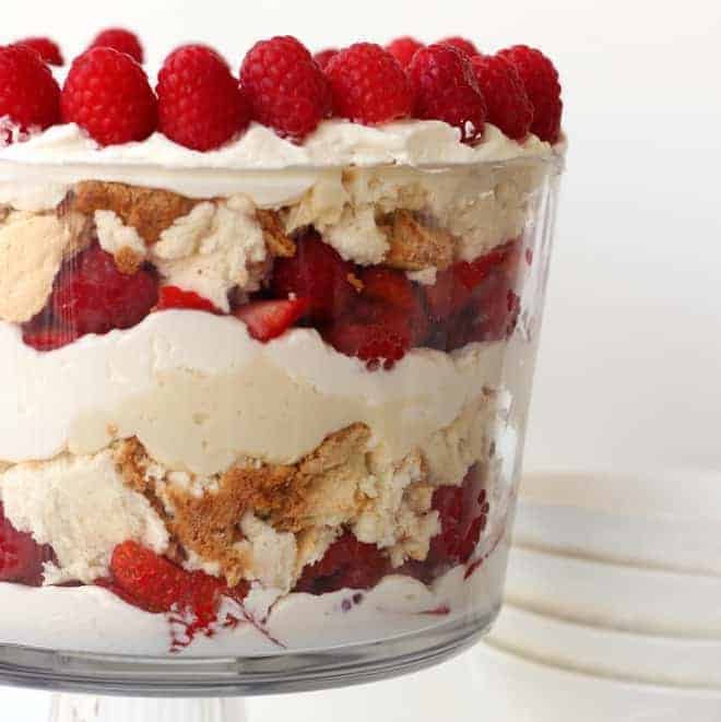 Gluten-Free Strawberry Cream Cheese Trifle