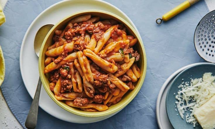 Instant Pasta With Pork & Fennel Ragu