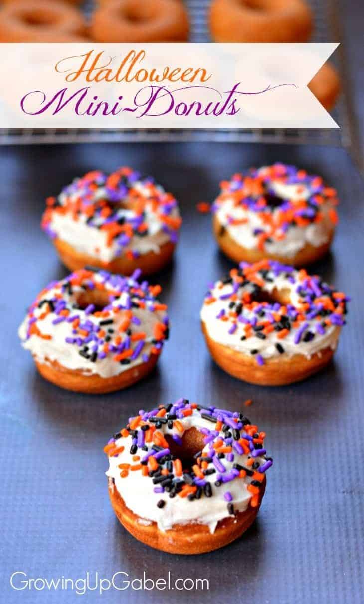 Halloween Mini Donuts