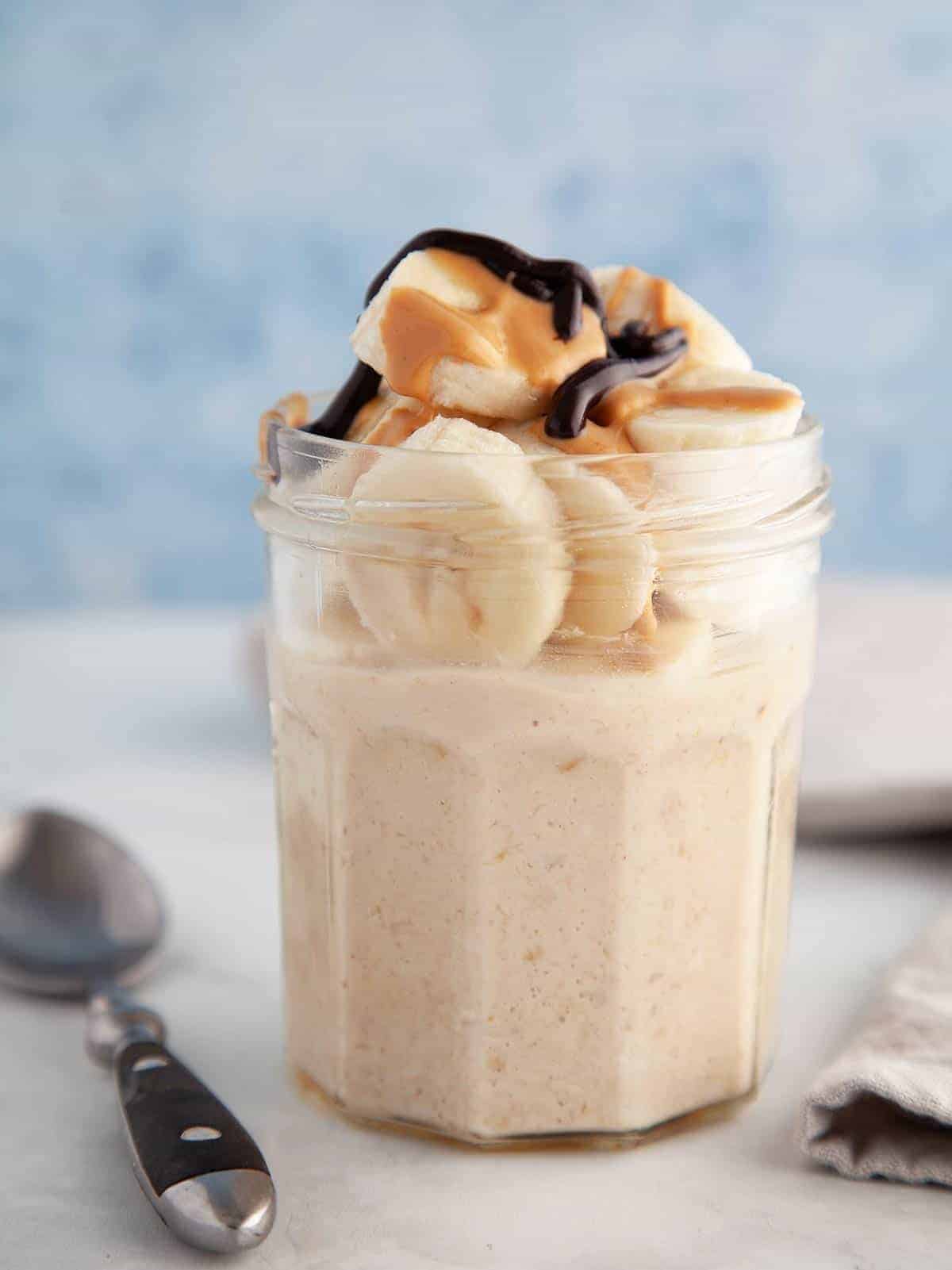 Peanut Butter & Banana Overnight Oats