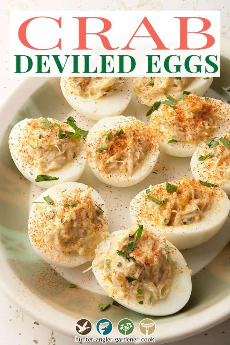 Crab Deviled Eggs