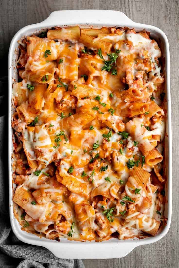 Ground Turkey Pasta Bake