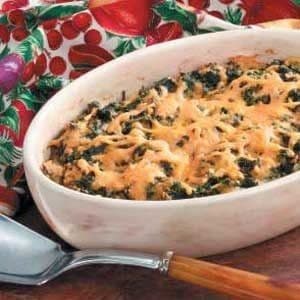 Spinach Cheddar Bake