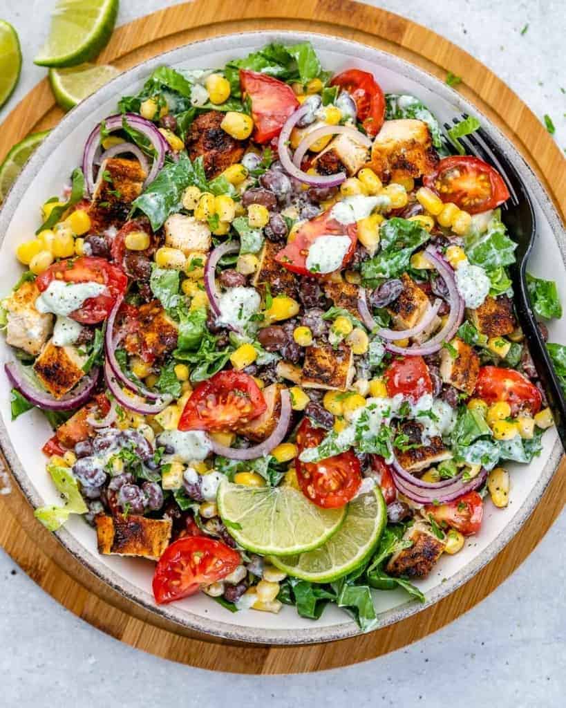 Mexican Inspired Grilled Chicken Salad