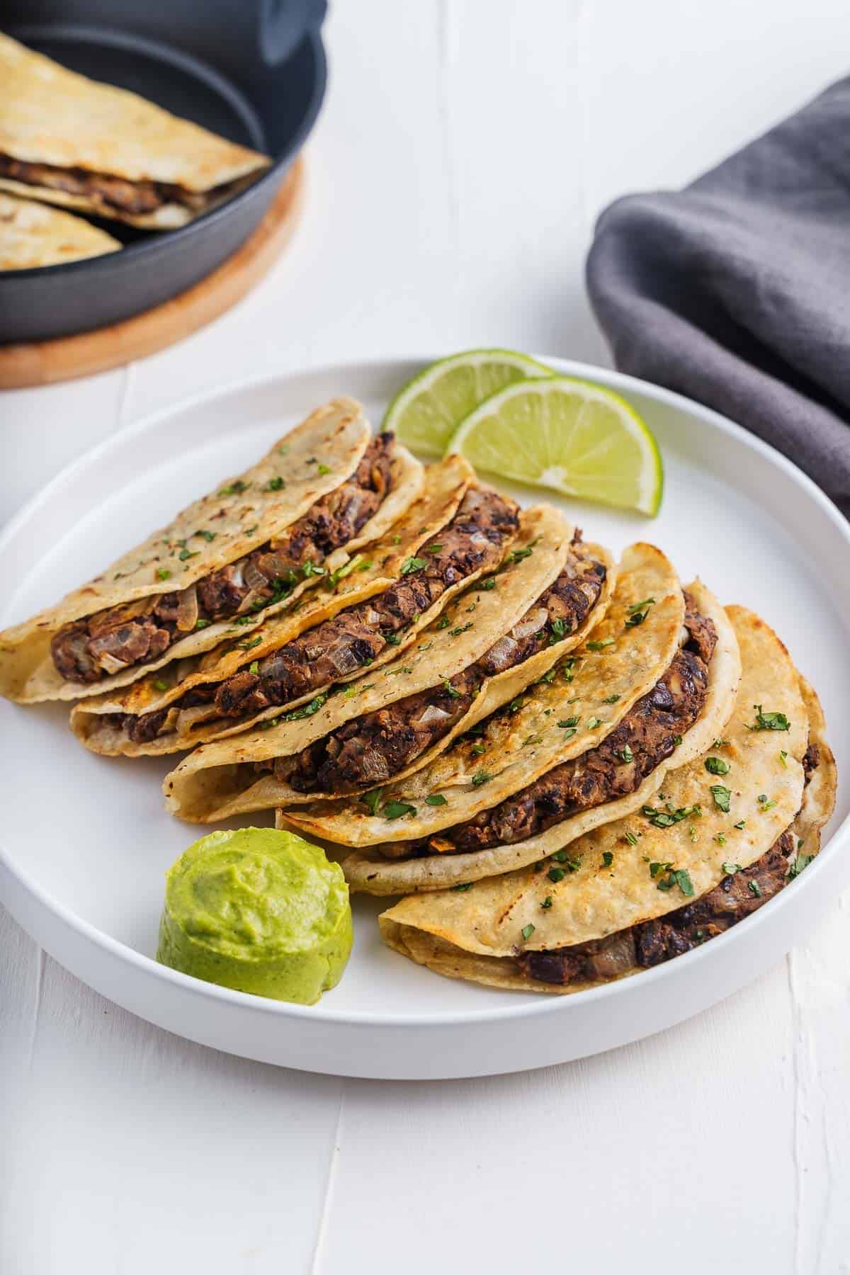 Crispy Black Bean Tacos