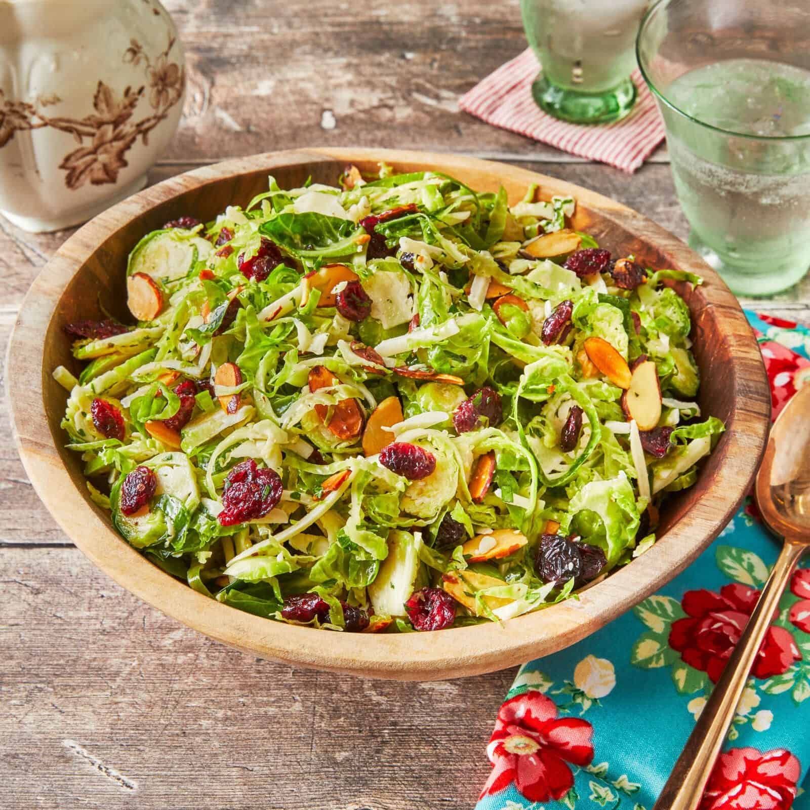 Shaved Brussels Sprouts Salad