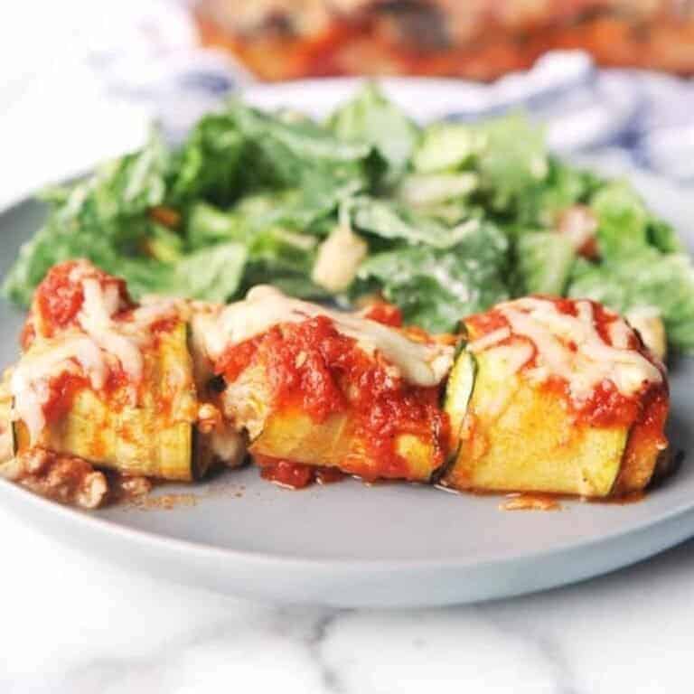 Zucchini Lasagna Rolls