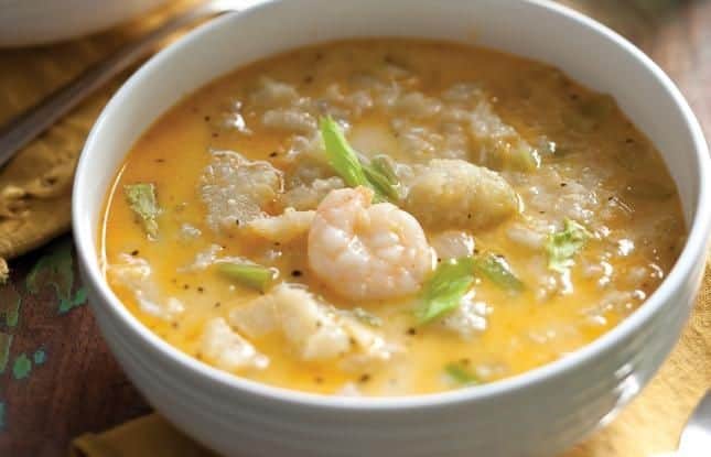 Mirliton And Shrimp Soup