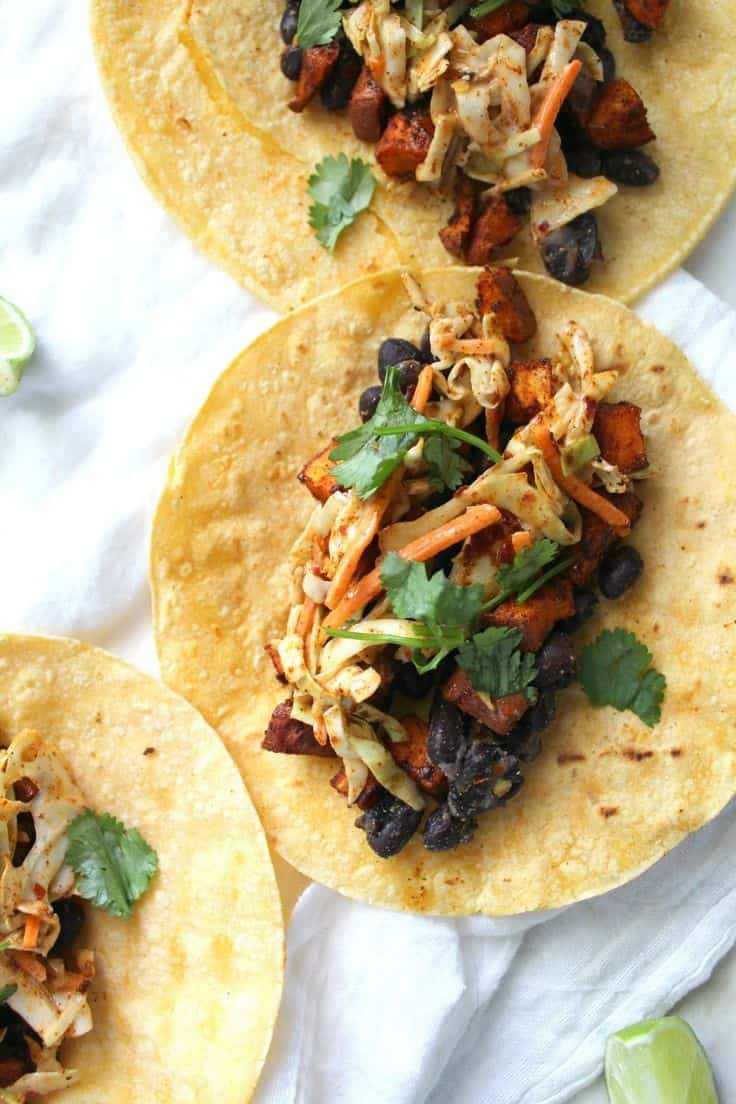 Black Bean Sweet Potato Tacos