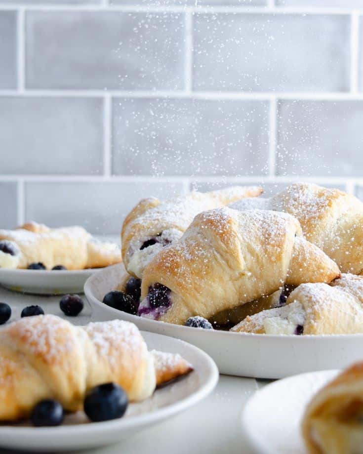 Blueberry Cheesecake Crescent Rolls