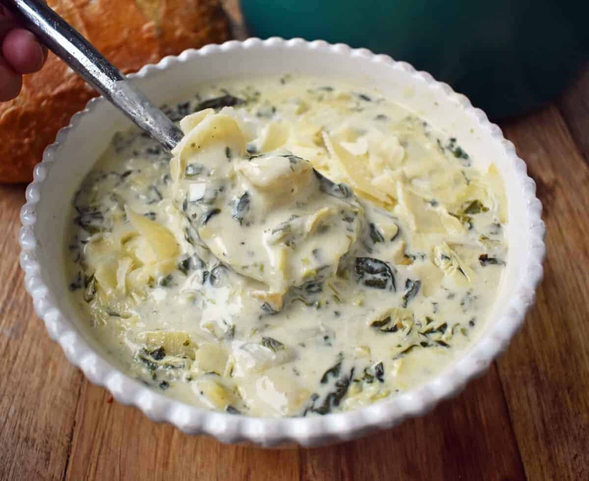 Spinach Artichoke Soup