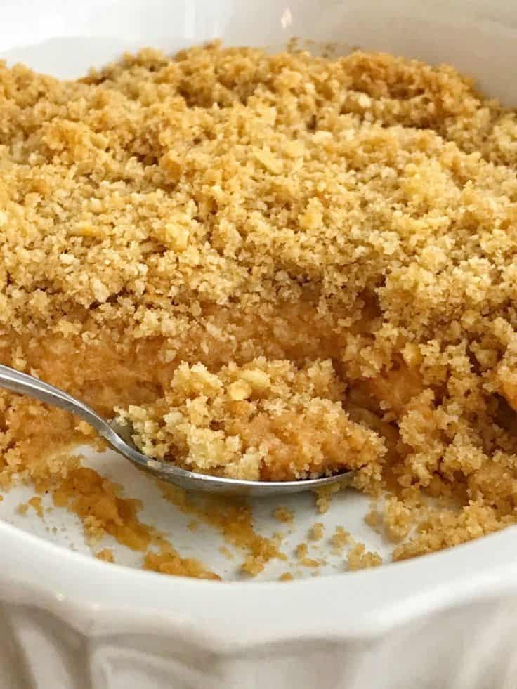 Buttery Cracker Sweet Potato Casserole