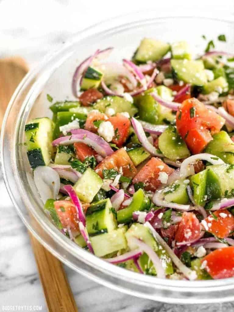 Super Fresh Cucumber Tomato Salad