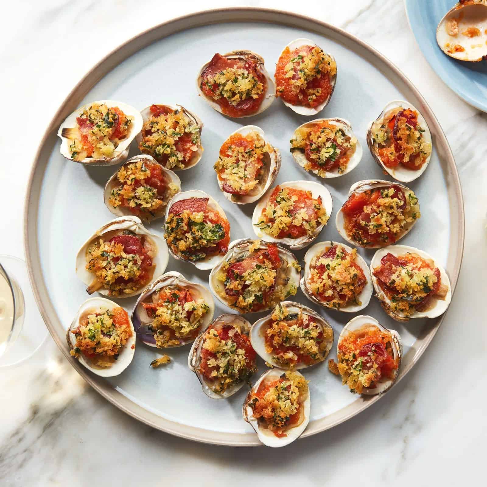 Clams Casino With Bacon and Bell Pepper