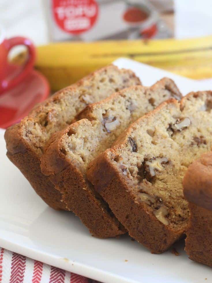 Vegan Tofu Banana Bread