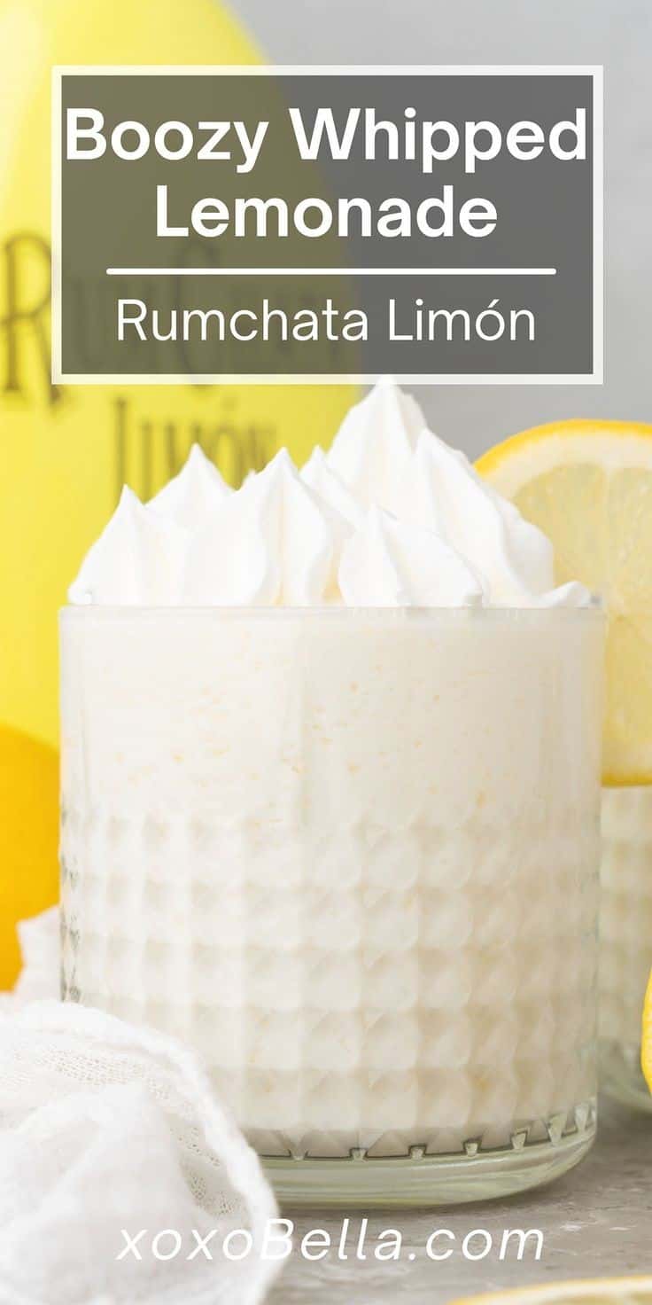 Rumchata Limón Boozy Whipped Lemonade