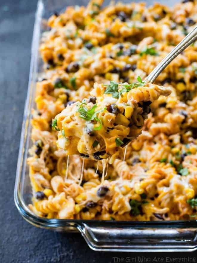 Fiesta Chicken Pasta Bake