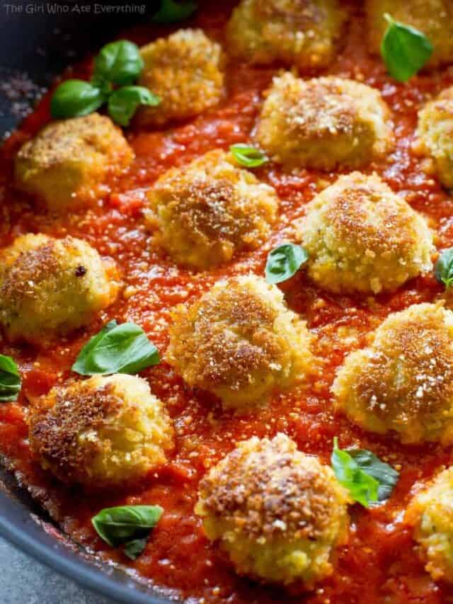 Chicken Parmesan Meatballs