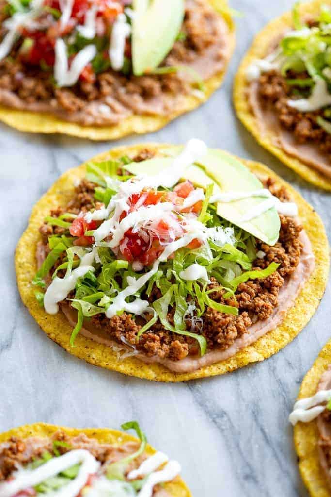 Easy Mexican Tostada