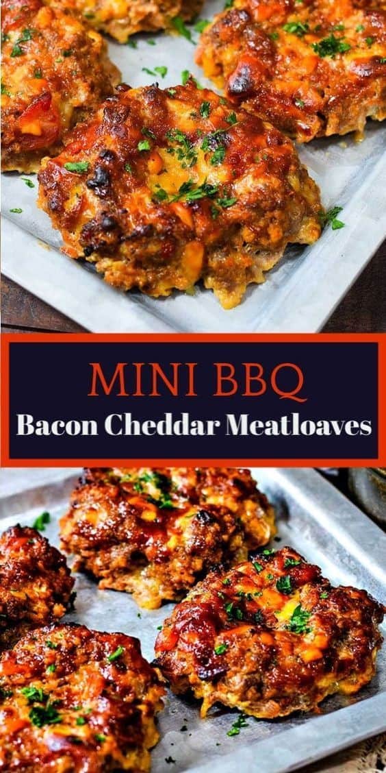 Mini BBQ Meatloaf