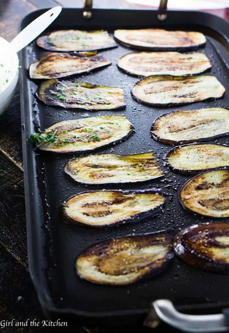 Healthy Pan Fried Baby Eggplant With Gremolata