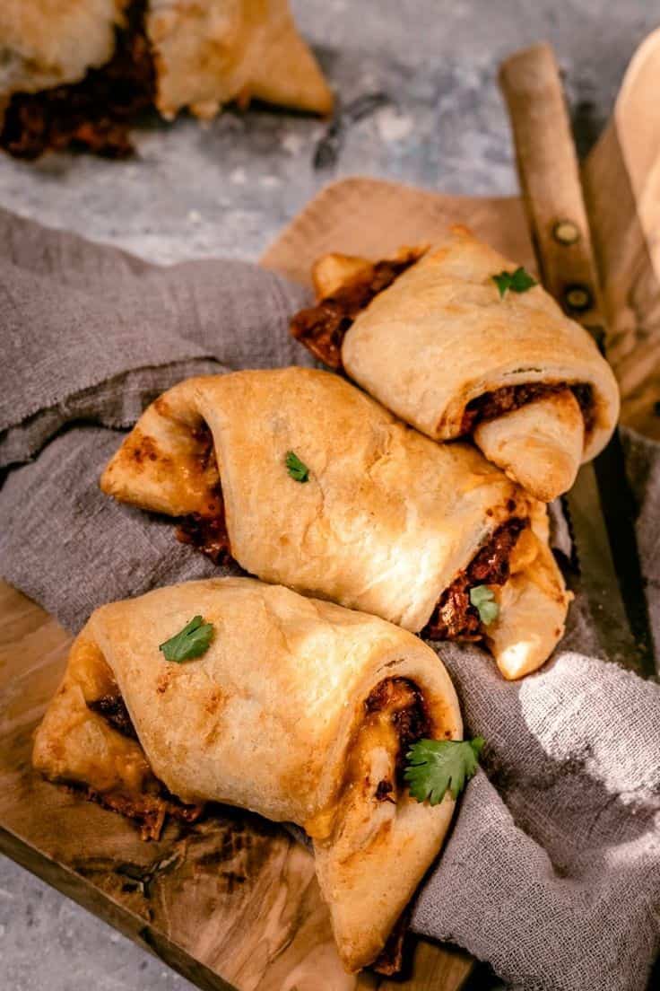 Venison Stuffed Crescent Rolls