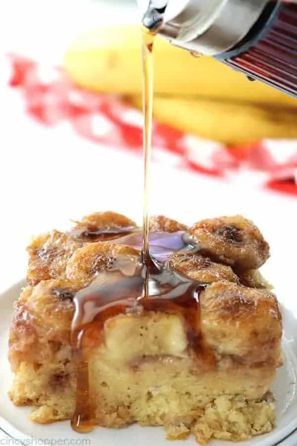 Bananas Foster French Toast Casserole