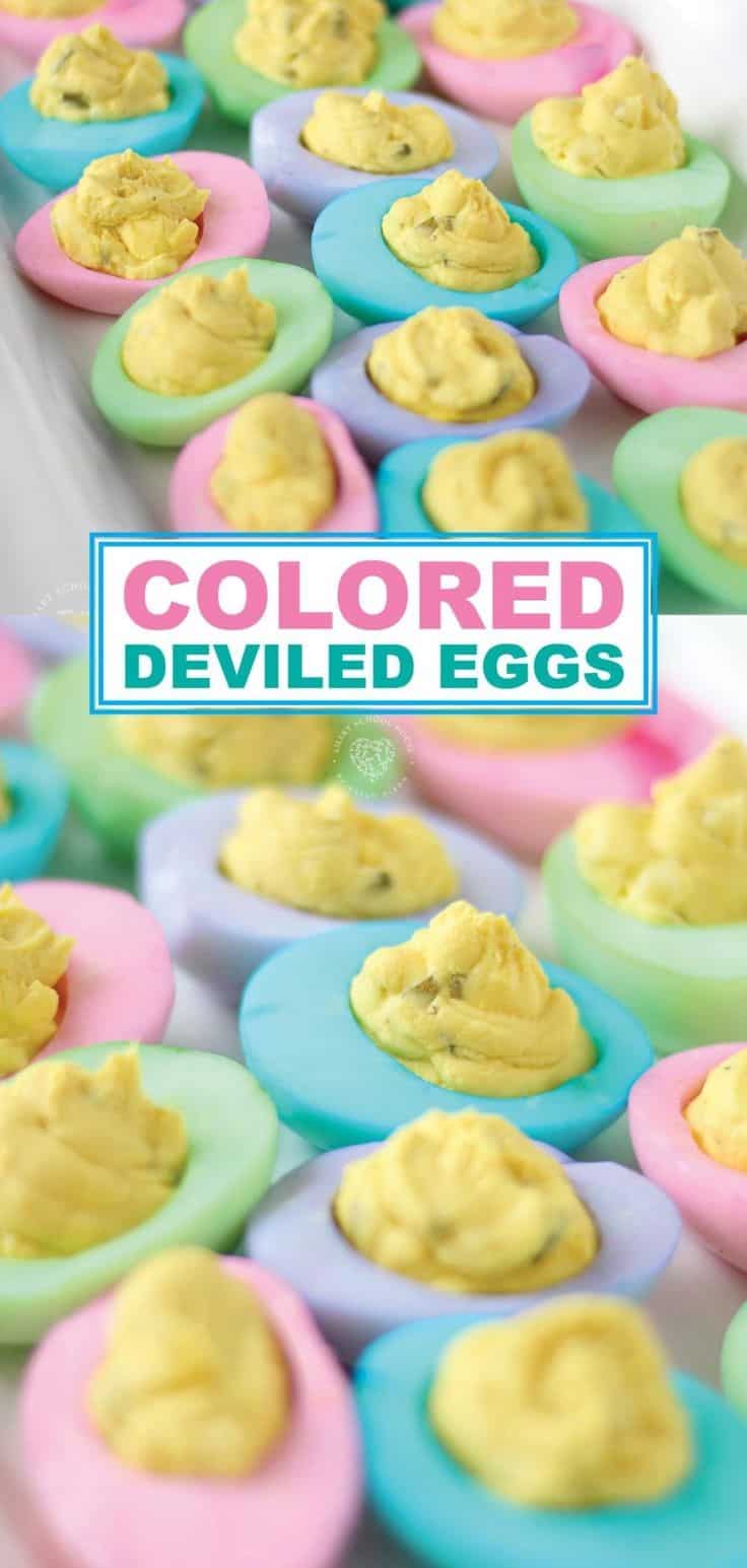 Colored Deviled Eggs