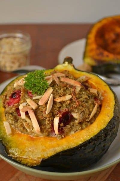 Quinoa Stuffing Stuffed Squash