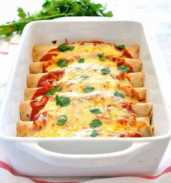 Pulled Pork Enchiladas (Pork Carnitas)