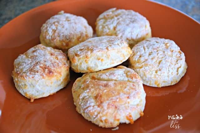 Cheesy Biscuits with Two Ingredient Dough