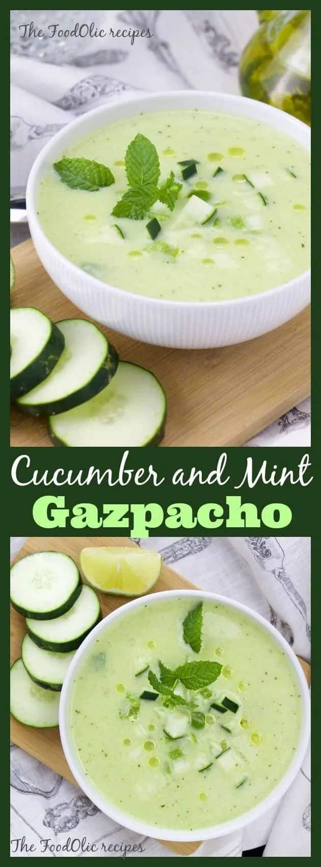 Cucumber Gazpacho With Mint