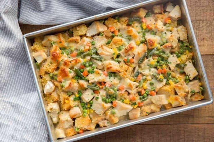 Chicken Pot Pie Casserole