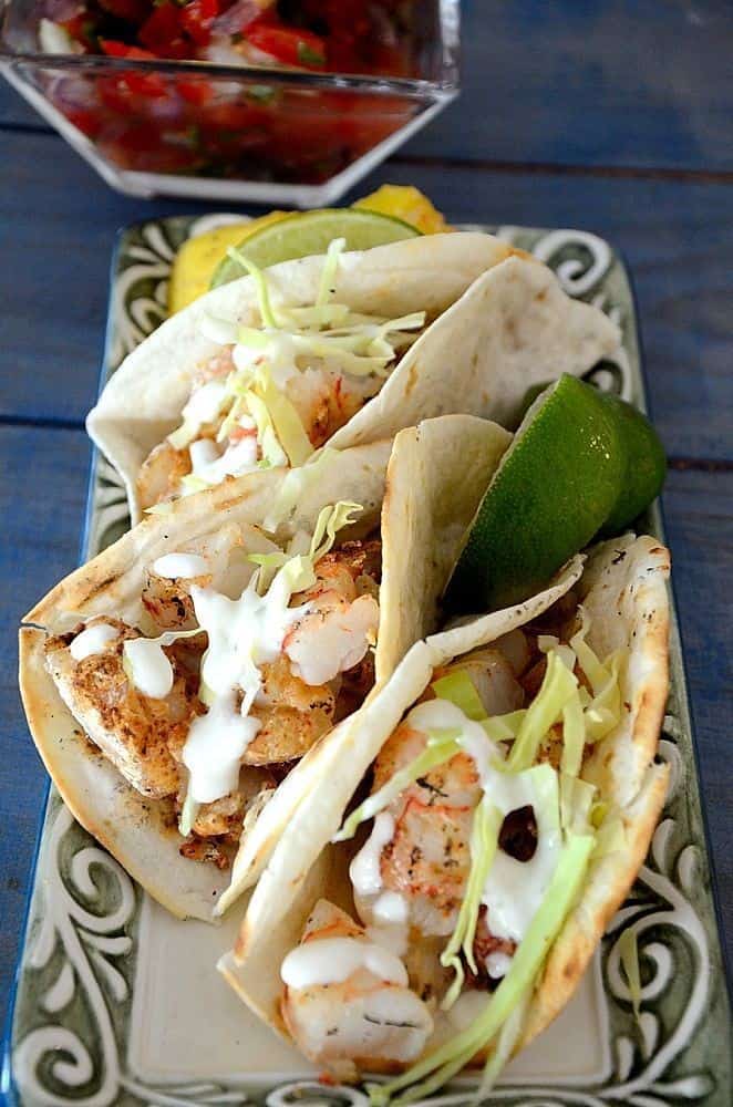 Argentinian Shrimp Tacos