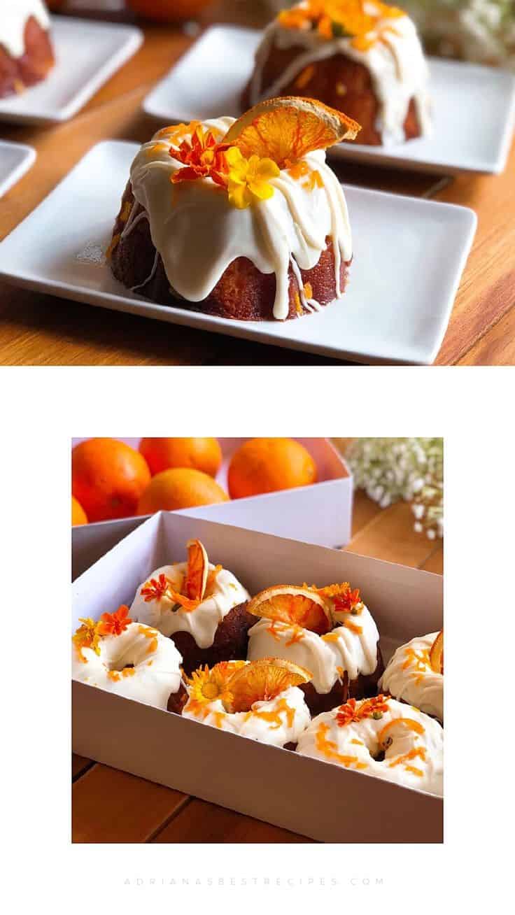 Cara Cara Orange Mini Bundt Cake Desserts