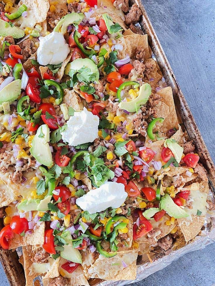 Simple Sheet Pan Nachos With Veal