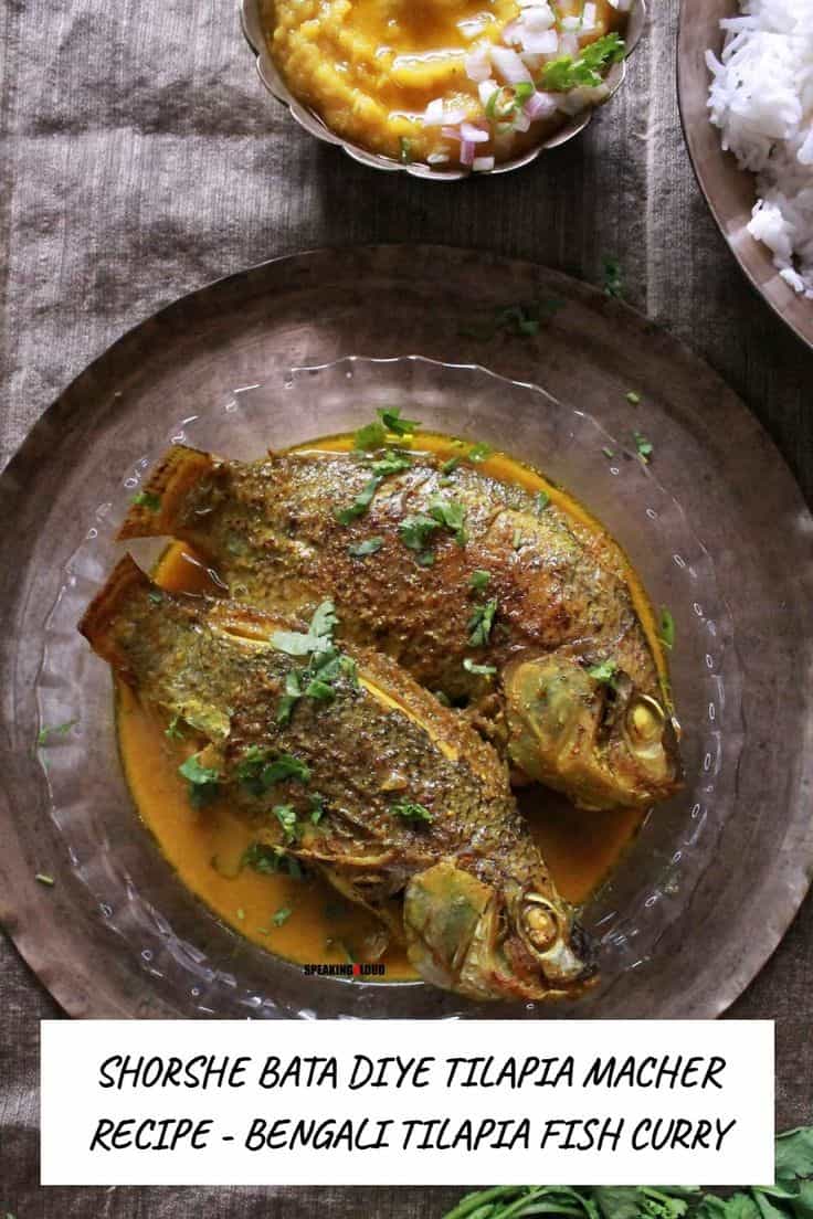 Tilapia In Bengali Mustard Fish Curry