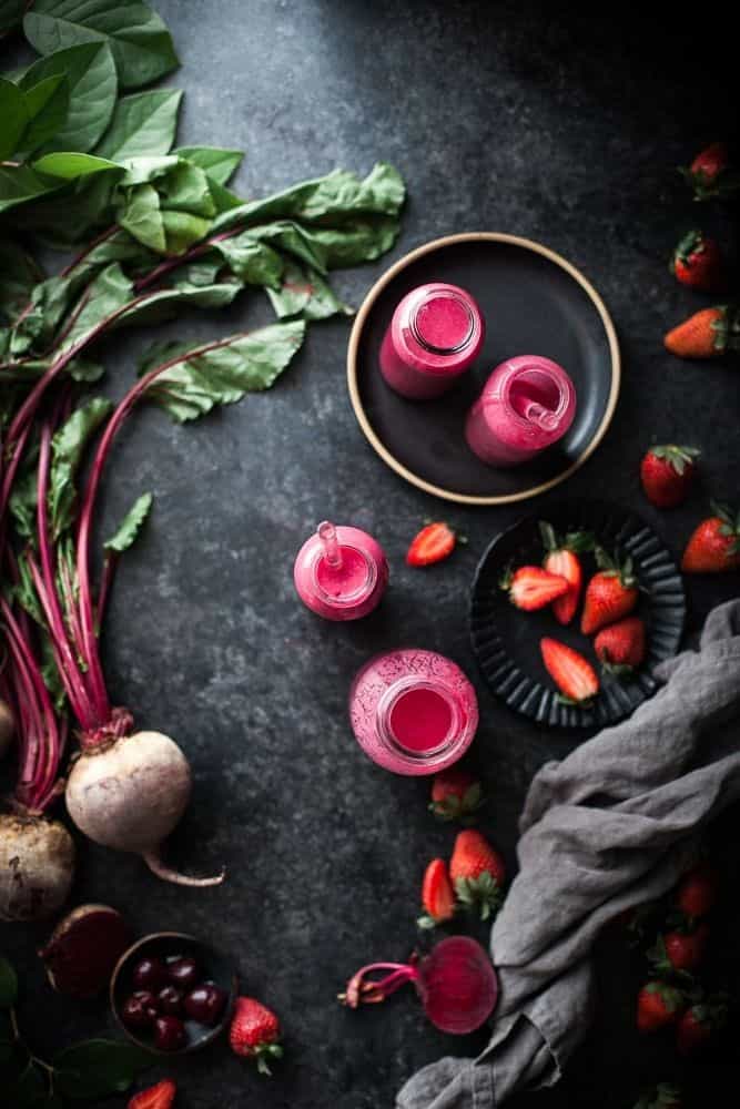 Cherry Berry Beet Smoothie