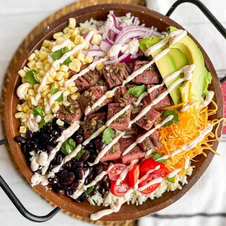 Cilantro Lime Steak Bowls