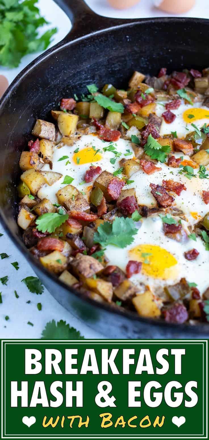 Breakfast Potato Hash With Eggs