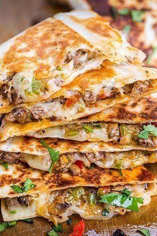 Philly Cheesesteak Quesadilla