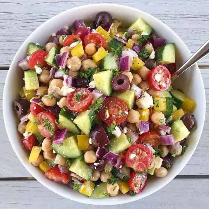 Greek Chickpea Salad