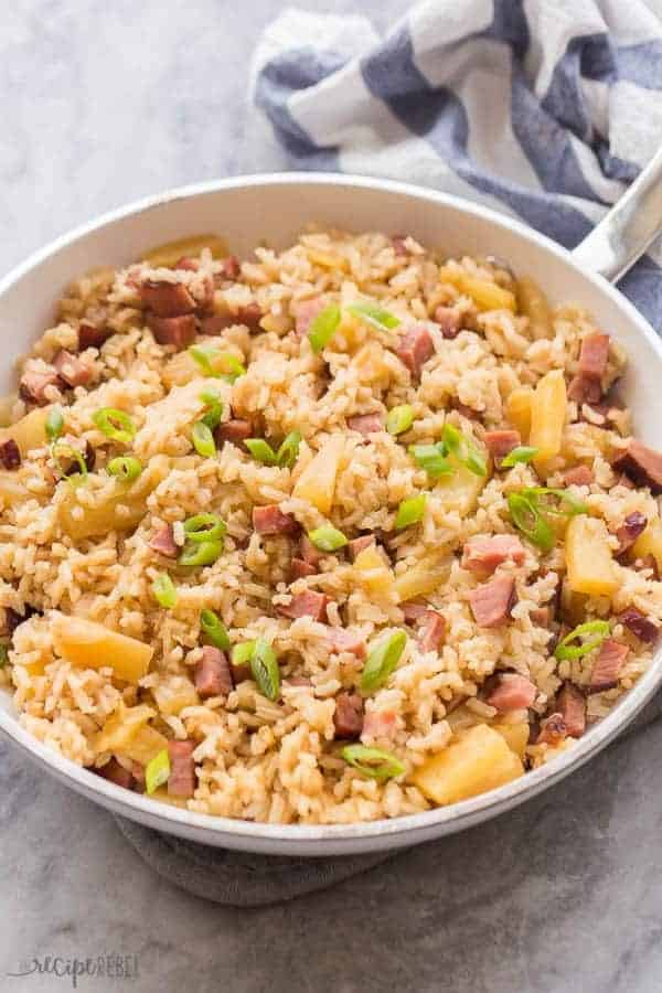 Ham and Pineapple Rice