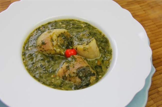 Salted Pigtail Callaloo