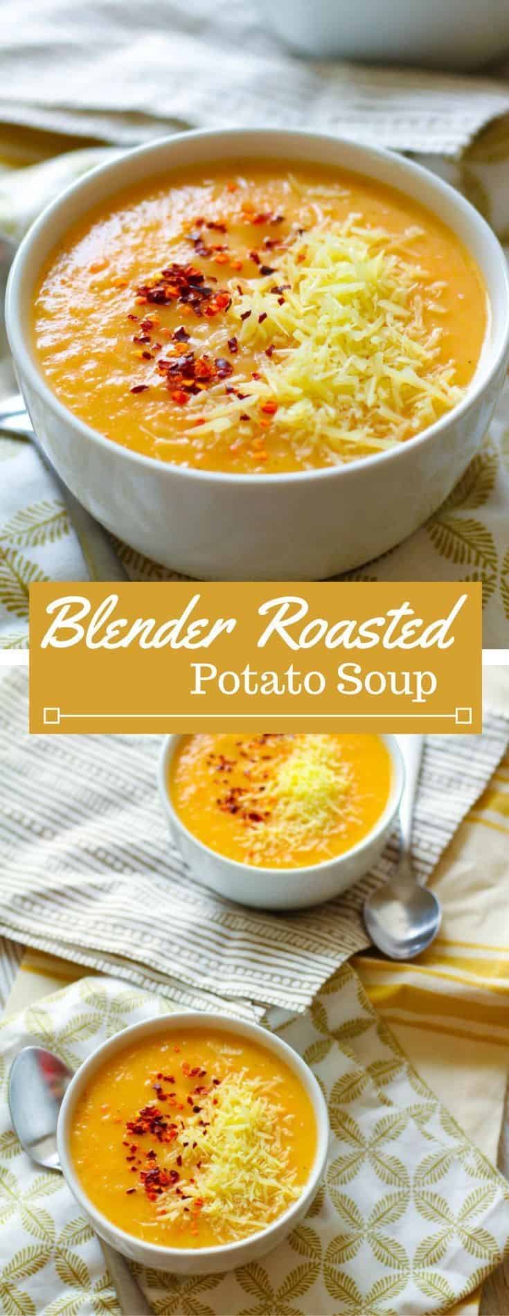 Blender Roasted Potato Soup