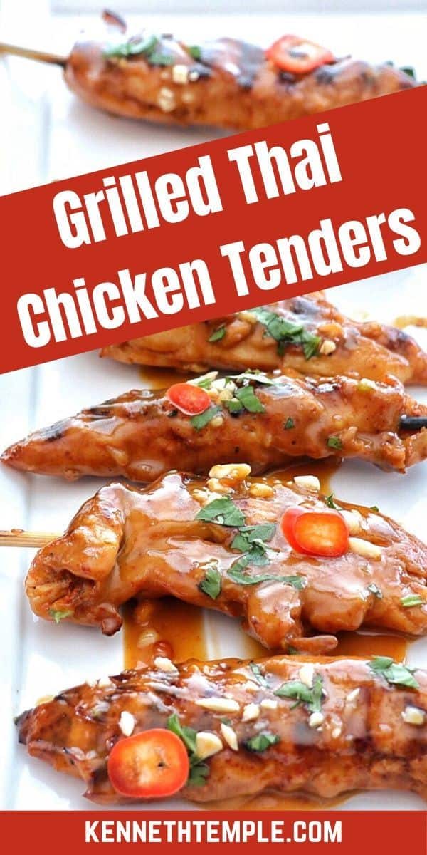 Bangkok Chicken Skewers With Thai Peanut Sauce