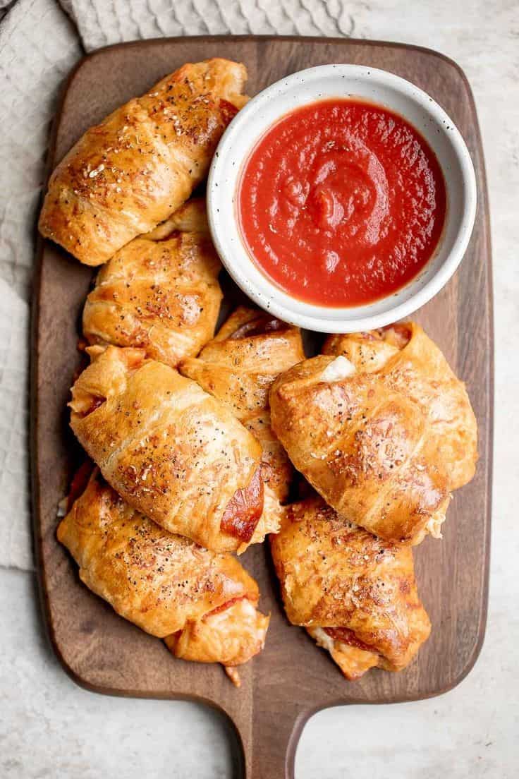 Pizza Stuffed Crescent Rolls